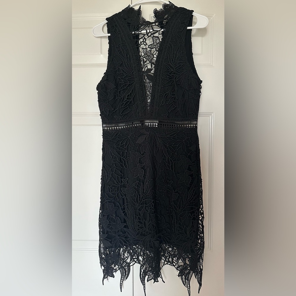 Astr The Label Black Lace sexy party dress Size S